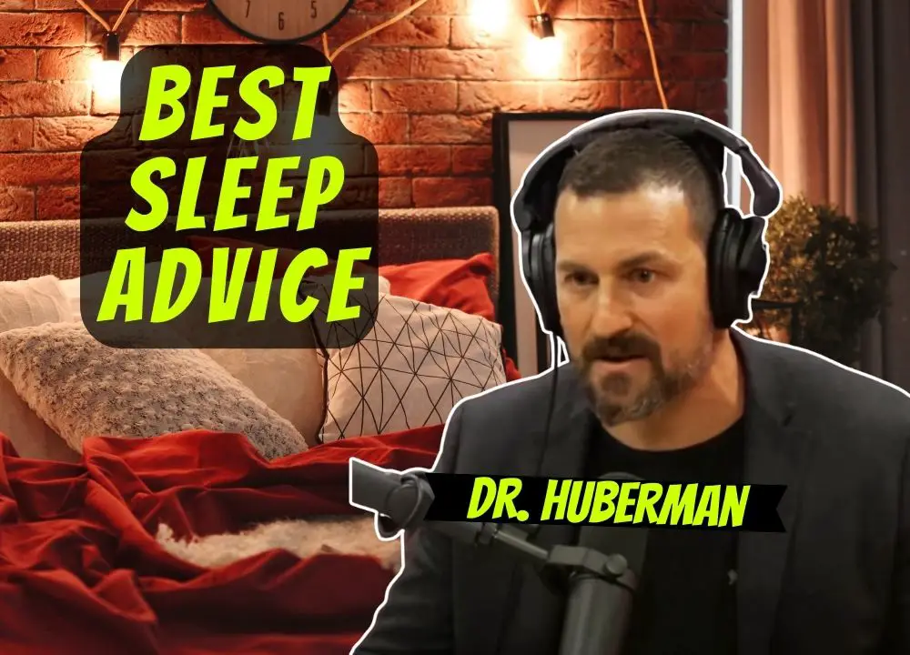Dr. Andrew Huberman best sleep advice thumbnail for sleep cocktail